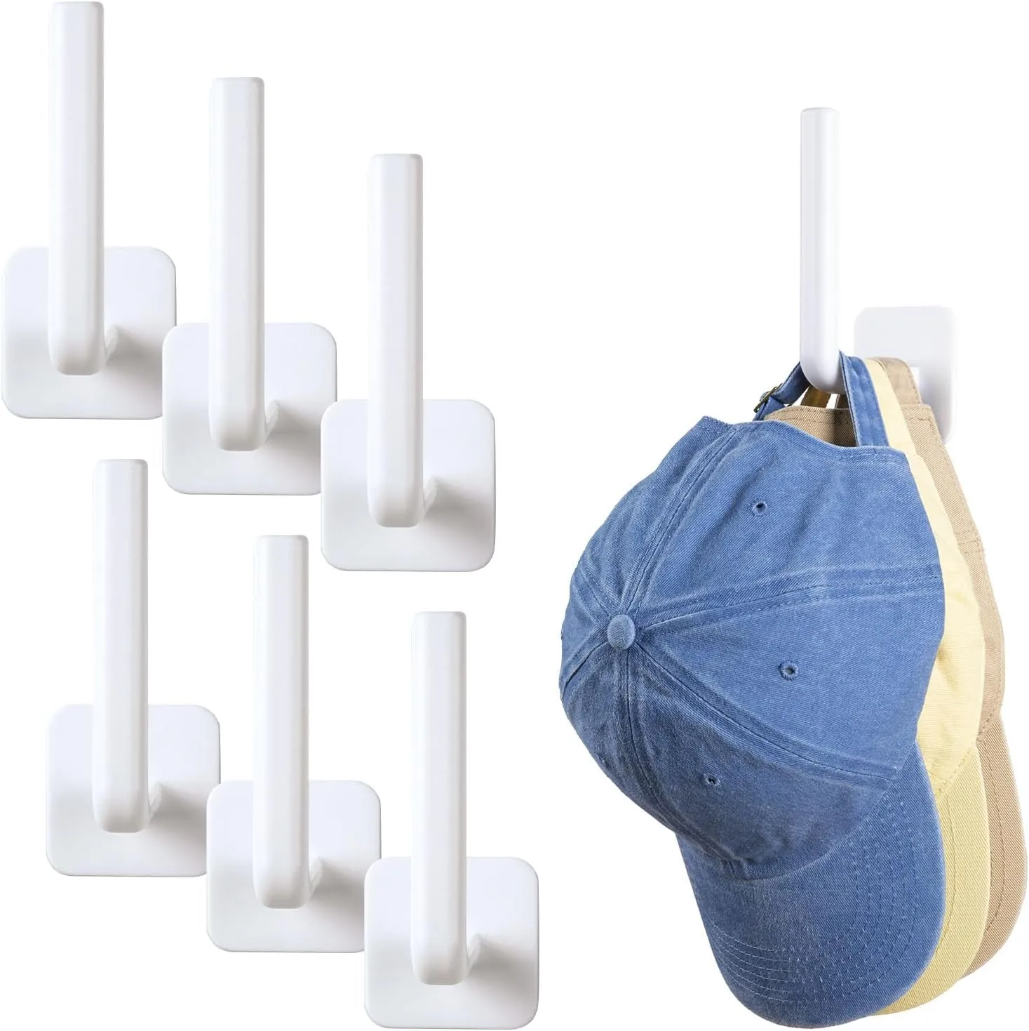 15 pack Sponge Trucker Cap Blanks&6pack Cap Hangers Bundle[Buy Hats get FREE Hat Heat Press Machine]