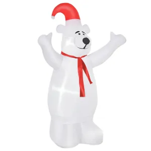 6ft Inflatable Bear Decoration W/LED Lights