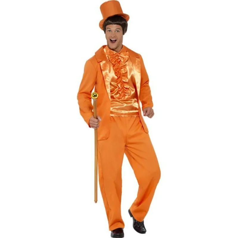 90s Stupid Tuxedo Costume - Orange