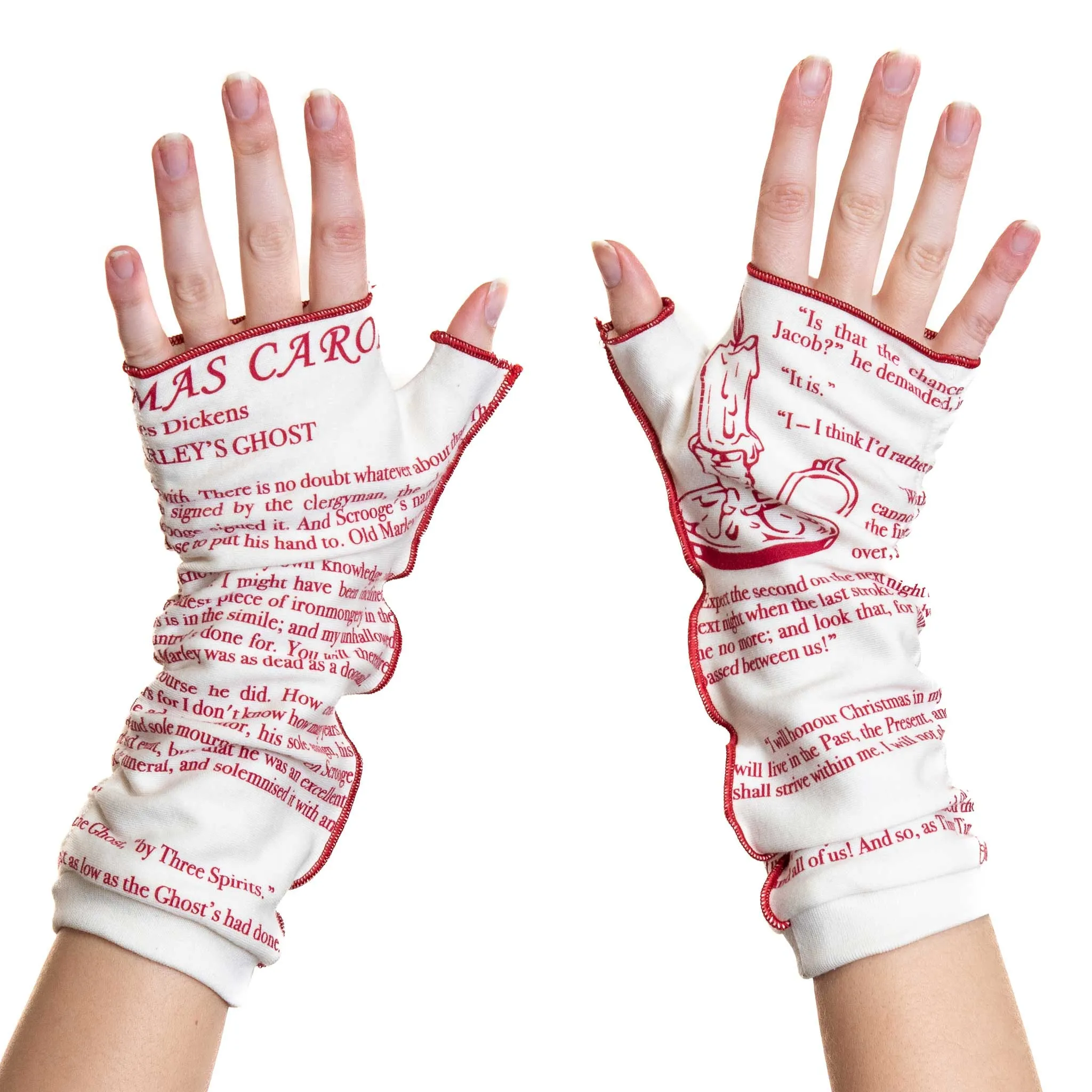 A Christmas Carol Writing Gloves