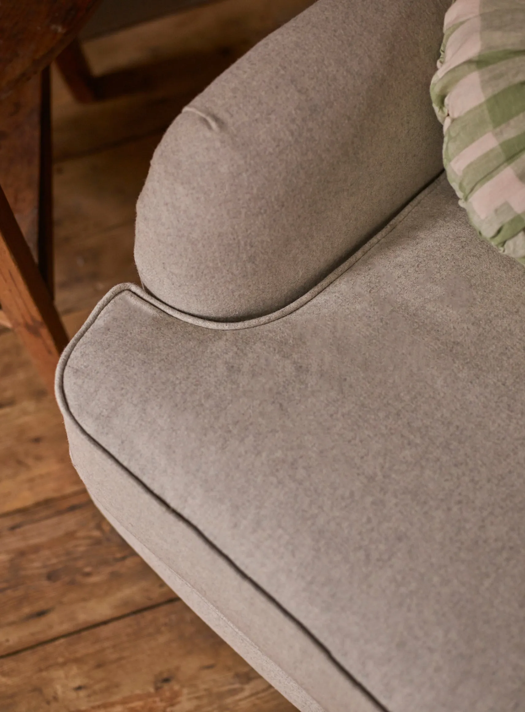 Abington Armchair, Moss Wool