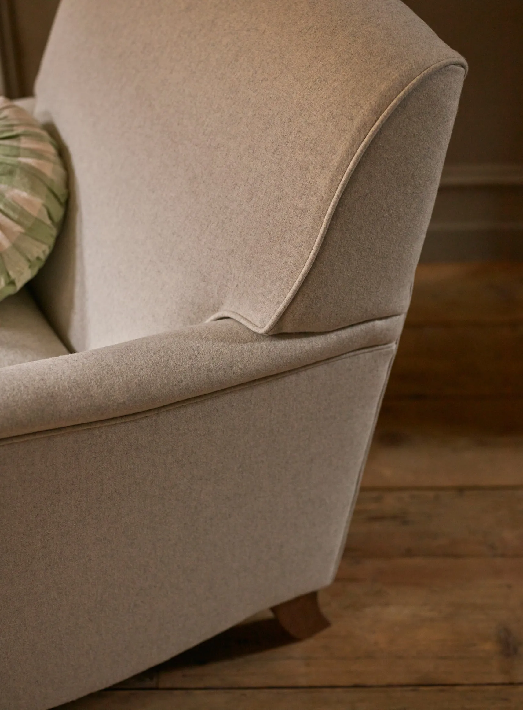 Abington Armchair, Moss Wool