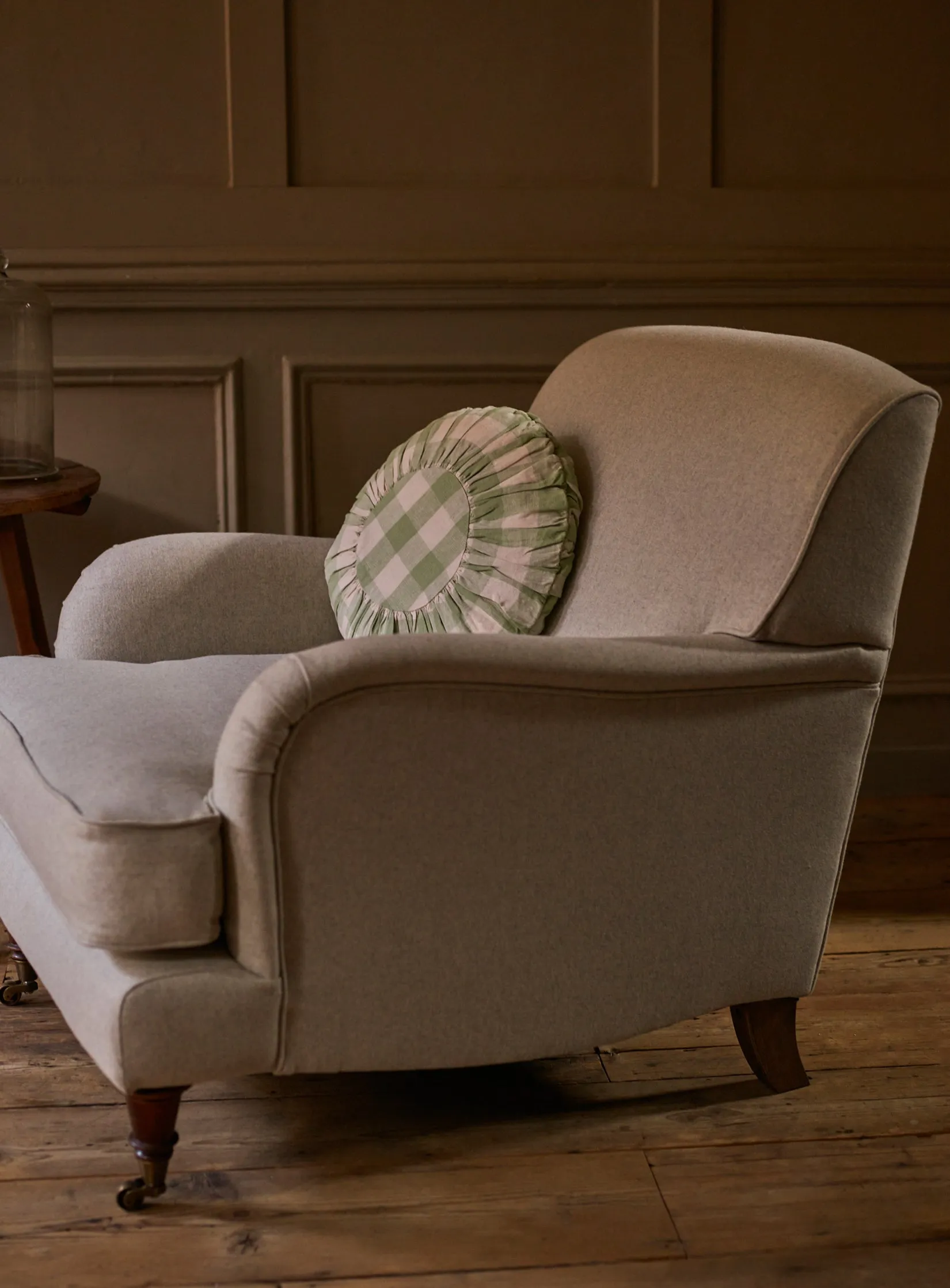 Abington Armchair, Natural Wool