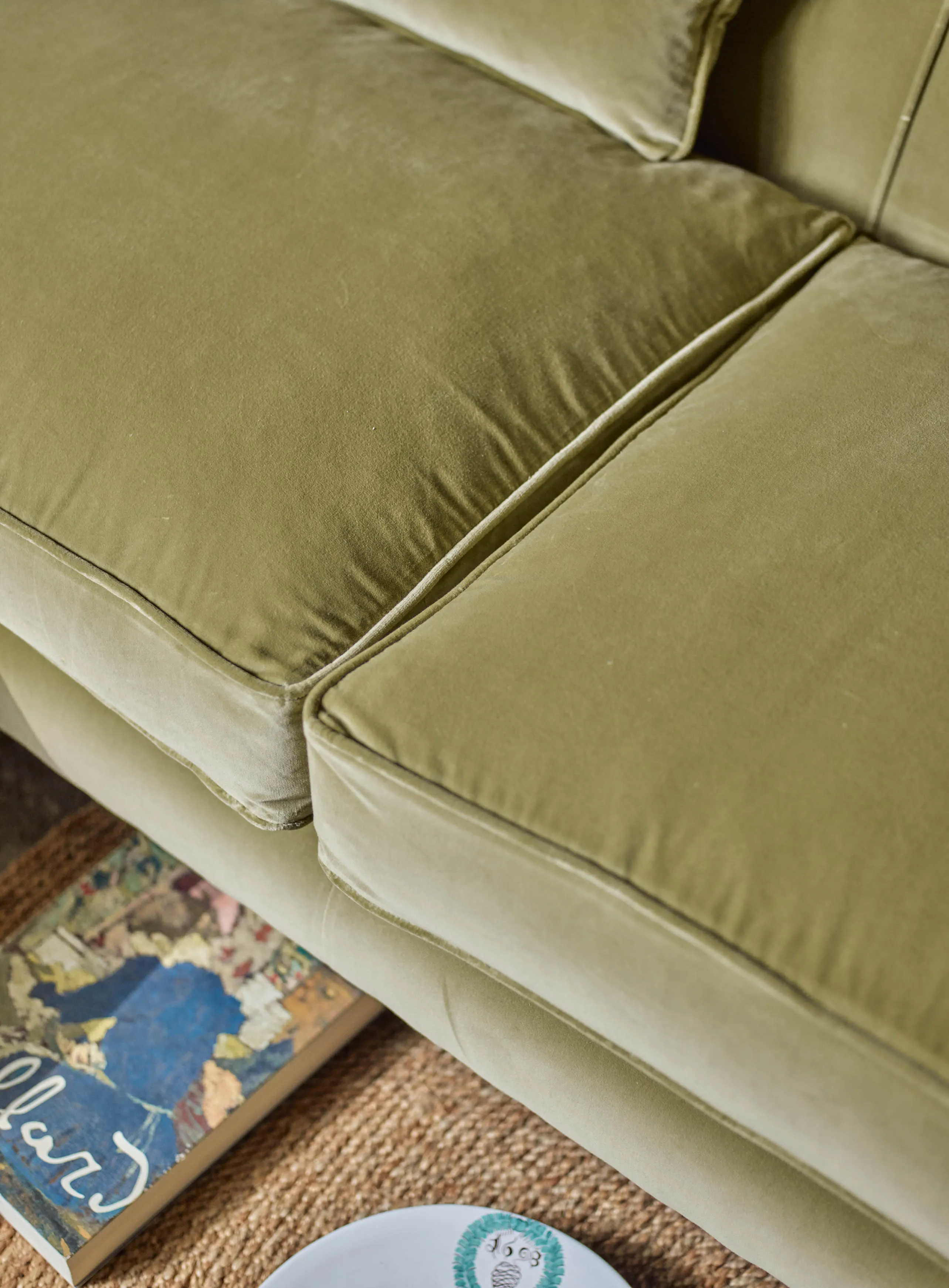 Abington Sofa, Three Seater, Natural Linen