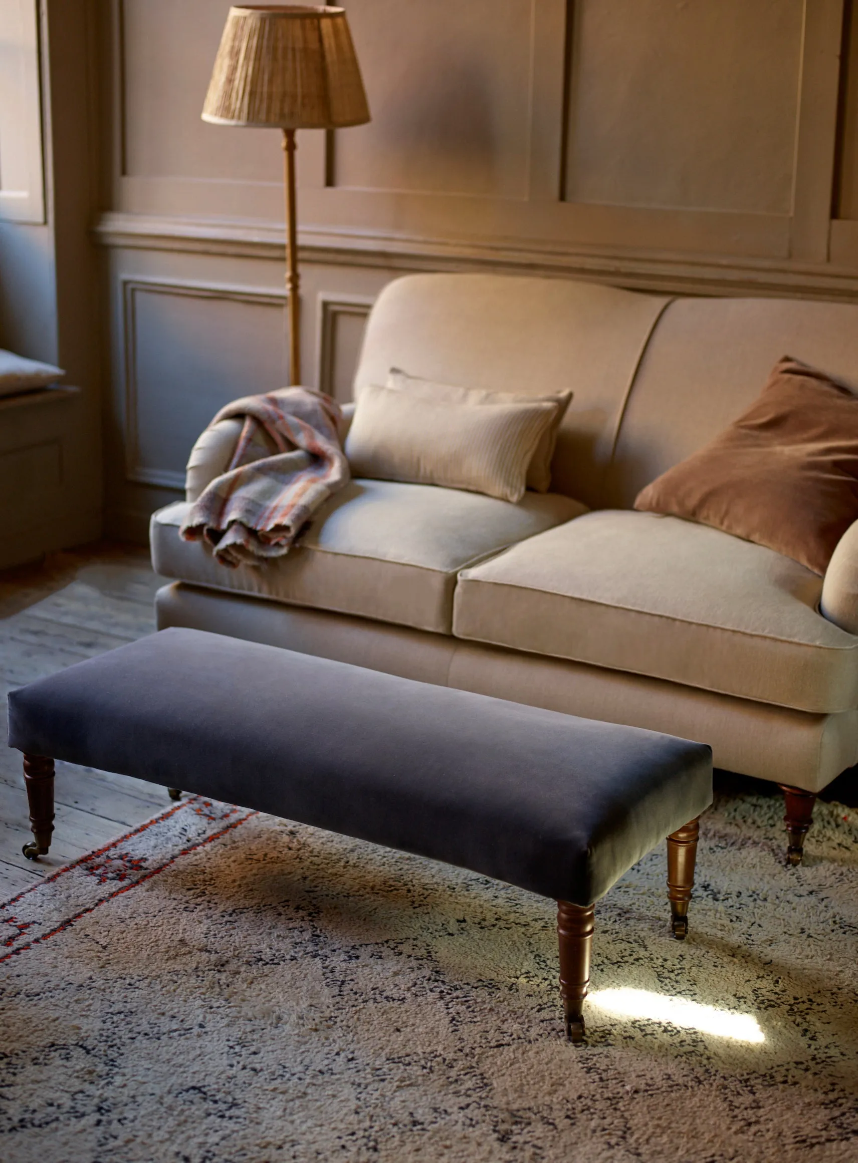 Abington Sofa, Two Seater, Moss Wool