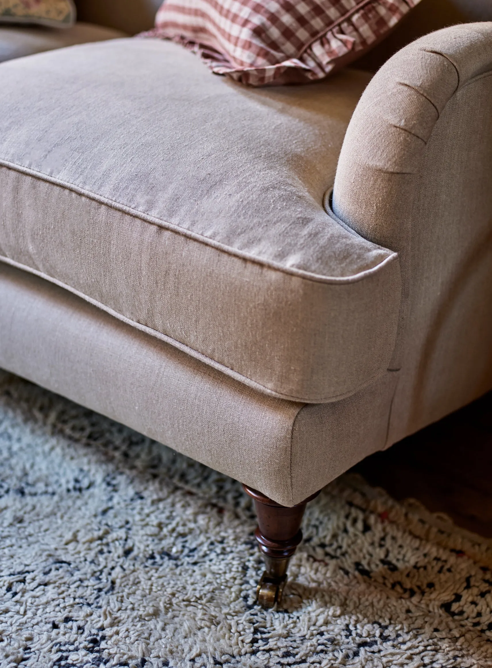 Abington Sofa, Two Seater, Moss Wool