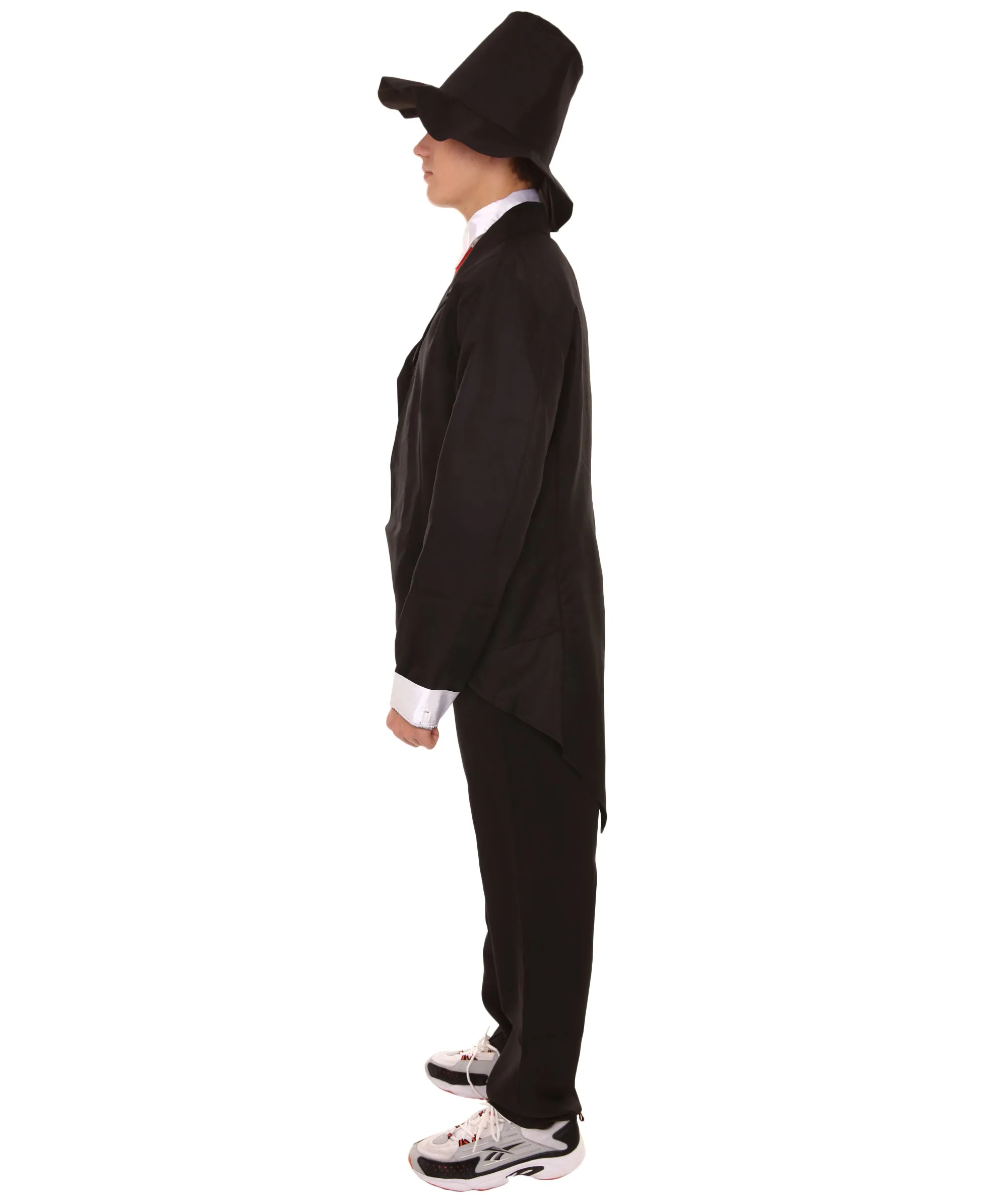 Adult Men's Penguin Costume | Black Cosplay Costume