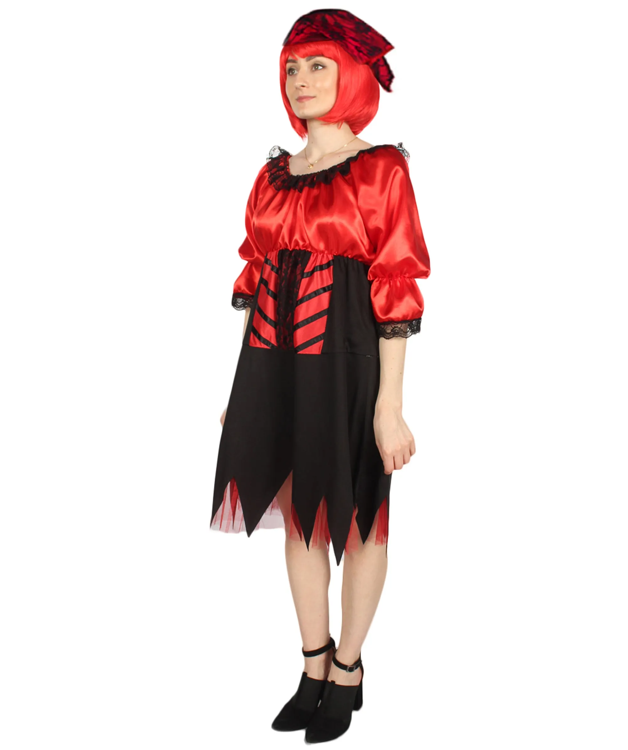 Adult Women's Sexy Pirate Costume | Red Cosplay Costume