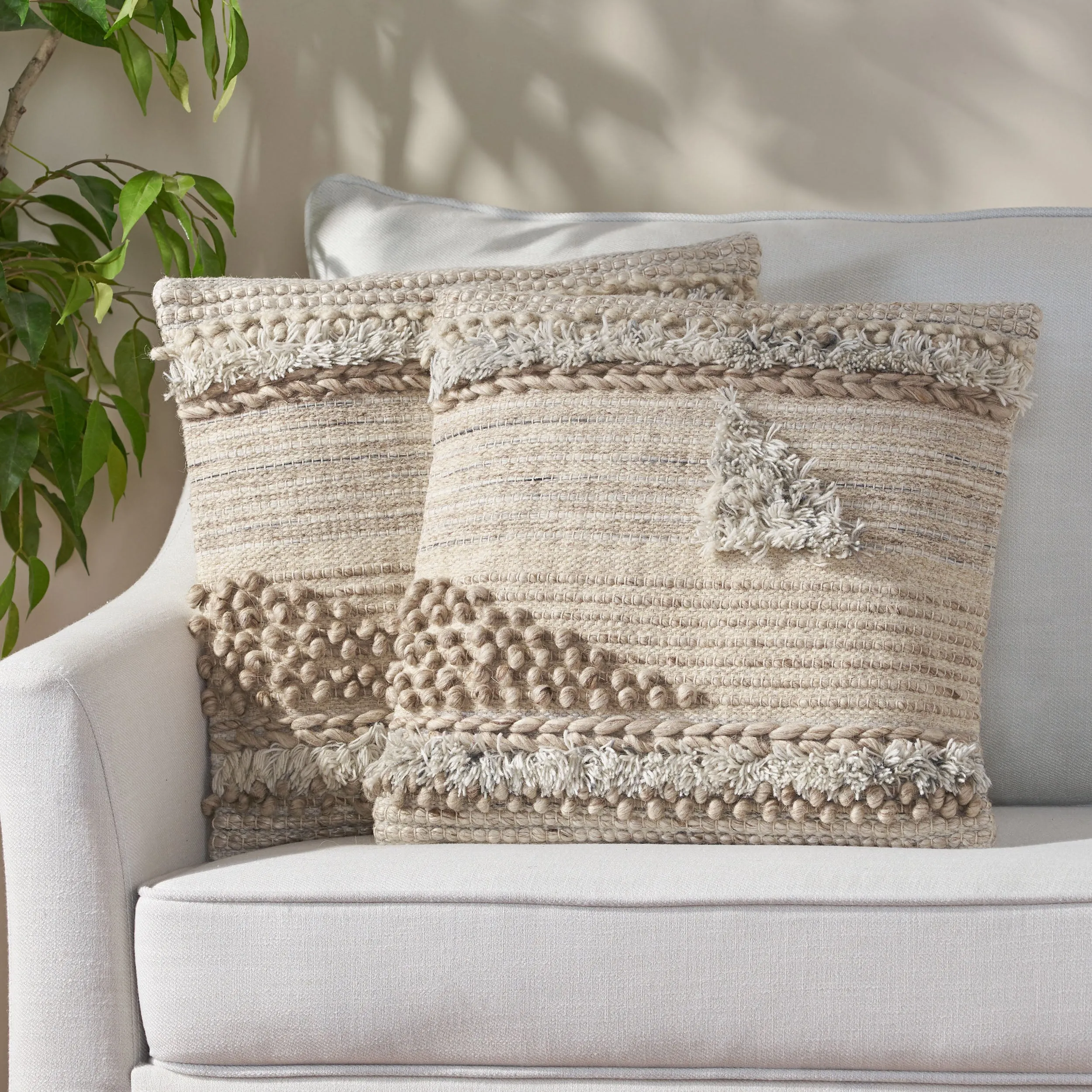 Afsheen Hand Loomed Boho Pillow Cover