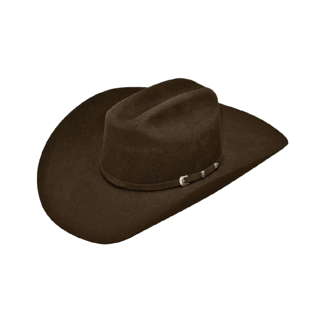 Ariat M&f Men's Chocolate 2X Wool Cowboy Hat