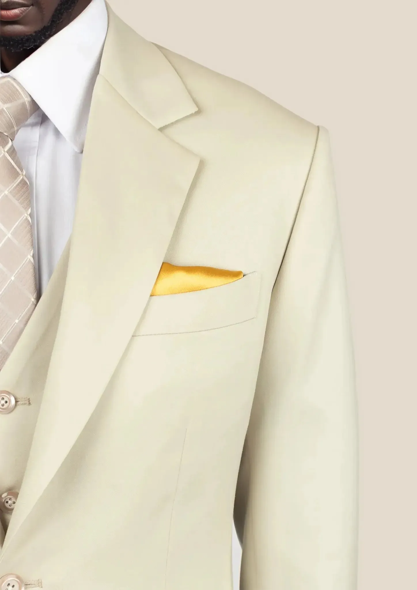 Astor Siena Ivory Twill Suit