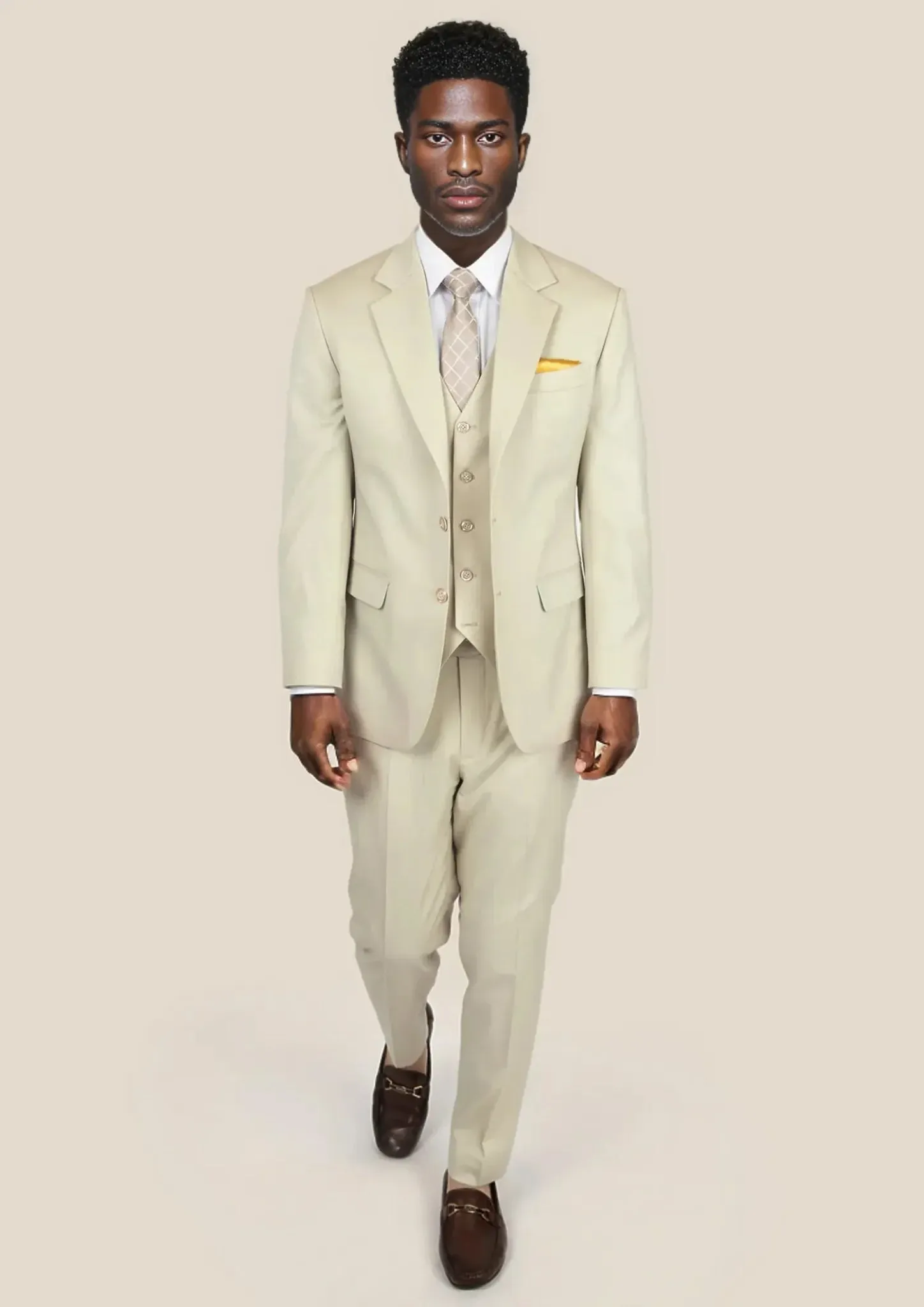 Astor Siena Ivory Twill Suit