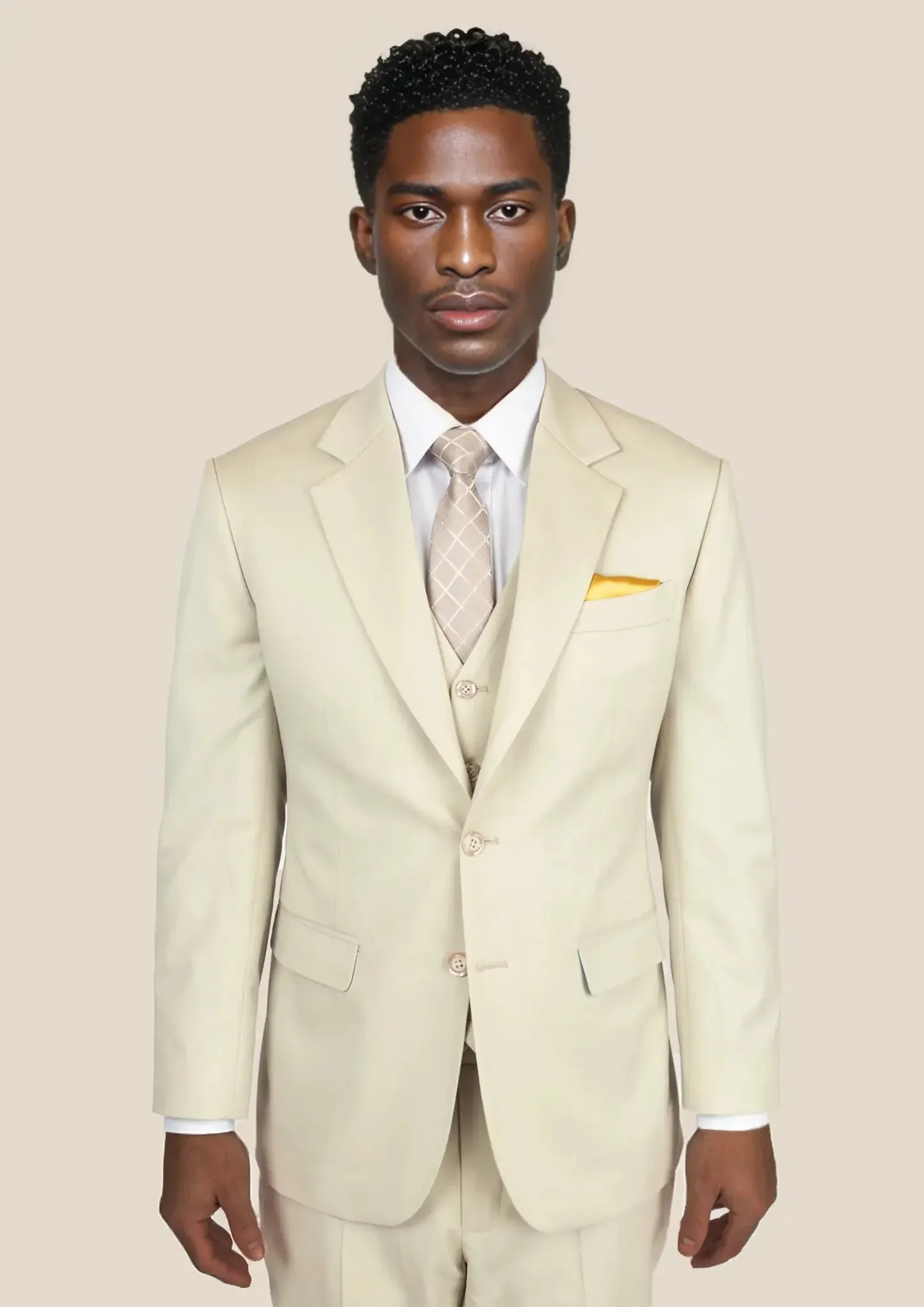 Astor Siena Ivory Twill Suit