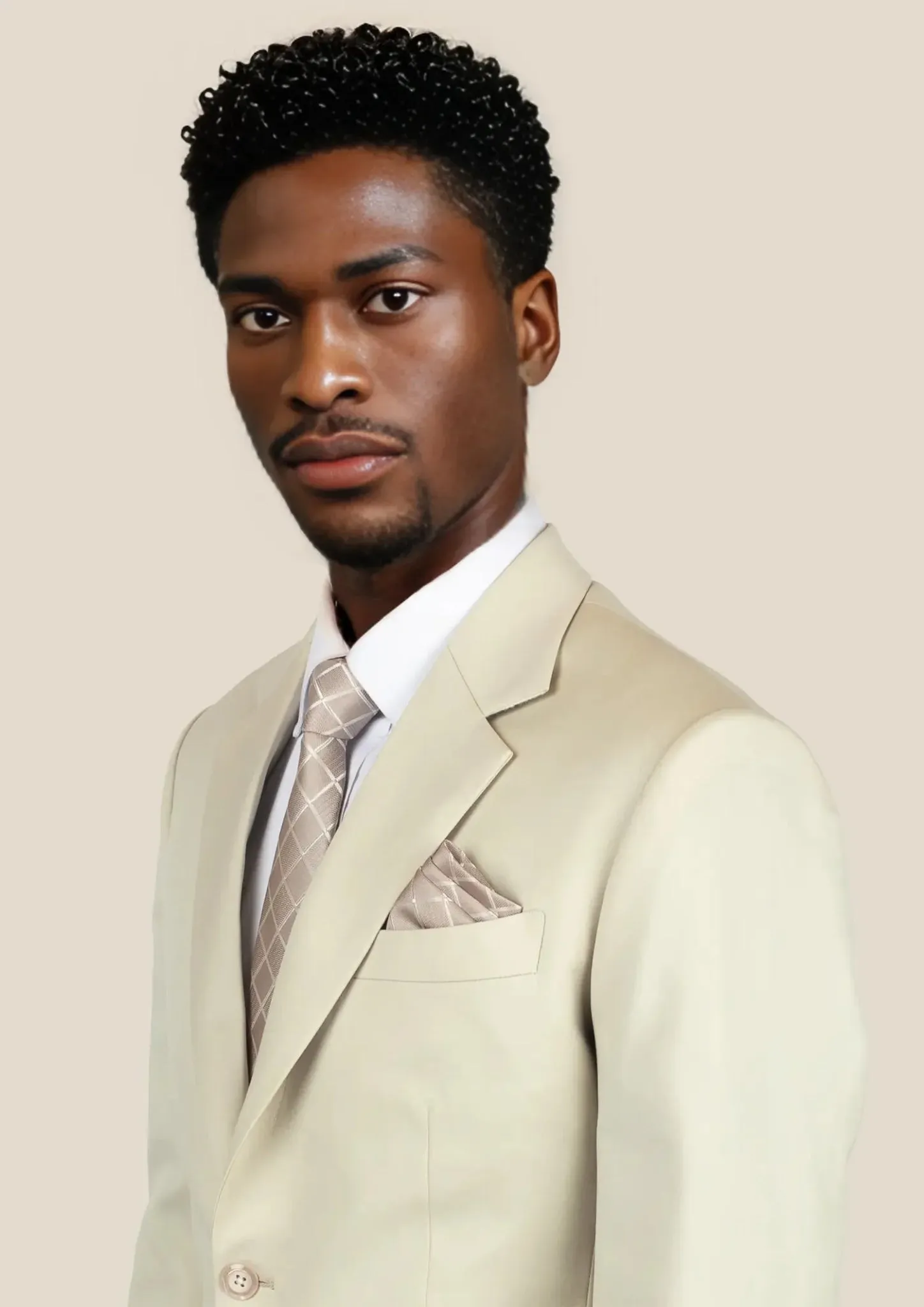 Astor Siena Ivory Twill Suit