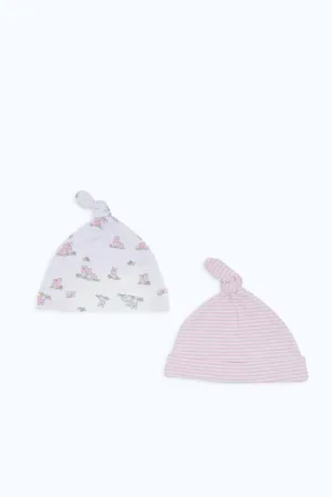 Baby Girls Pink Hat Set (2 Piece)