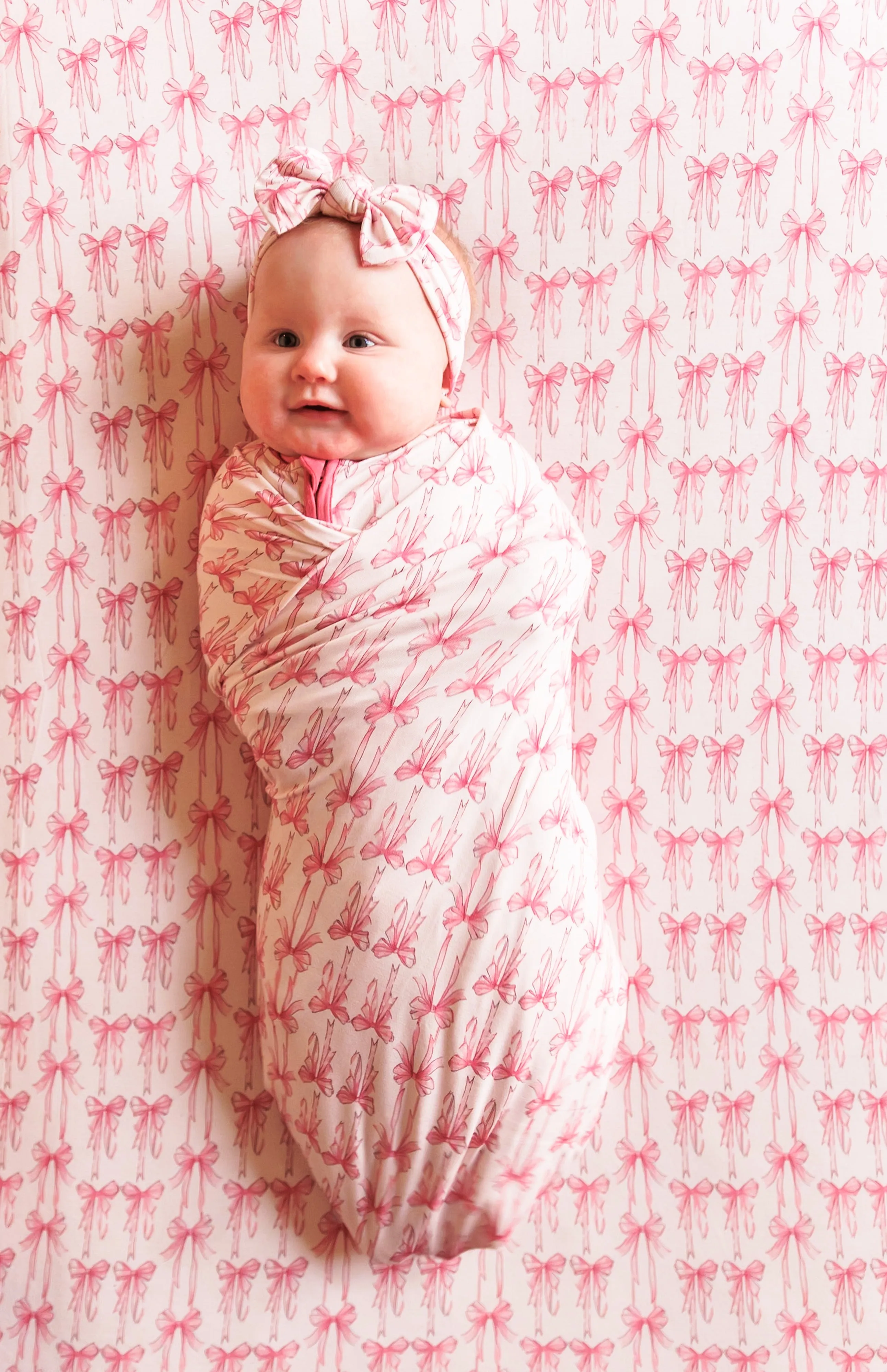 Bow Cute Dream Swaddle & Beanie