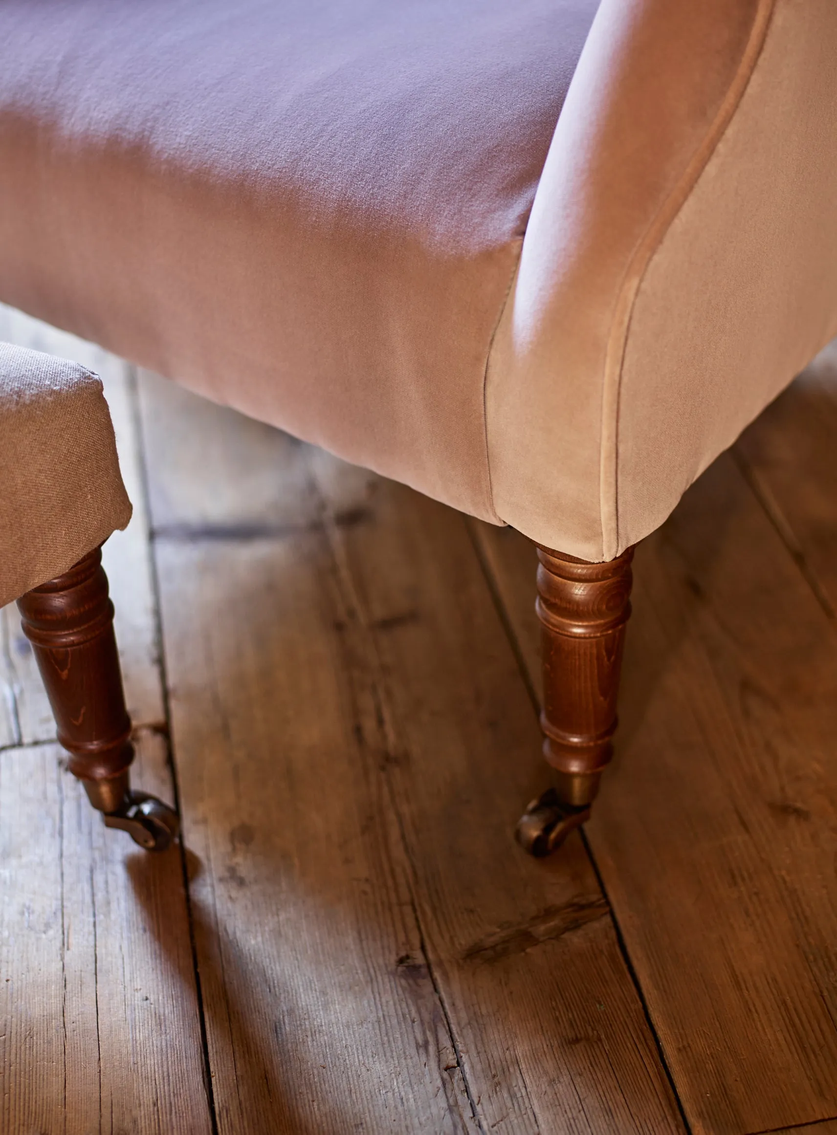 Bromley Wingback Chair, Natural Wool