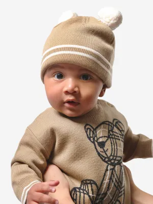 Burberry Baby Wool Knitted Avrile Romper Set (2 Piece)