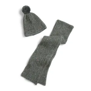 Caron Crochet Hat & Scarf Set