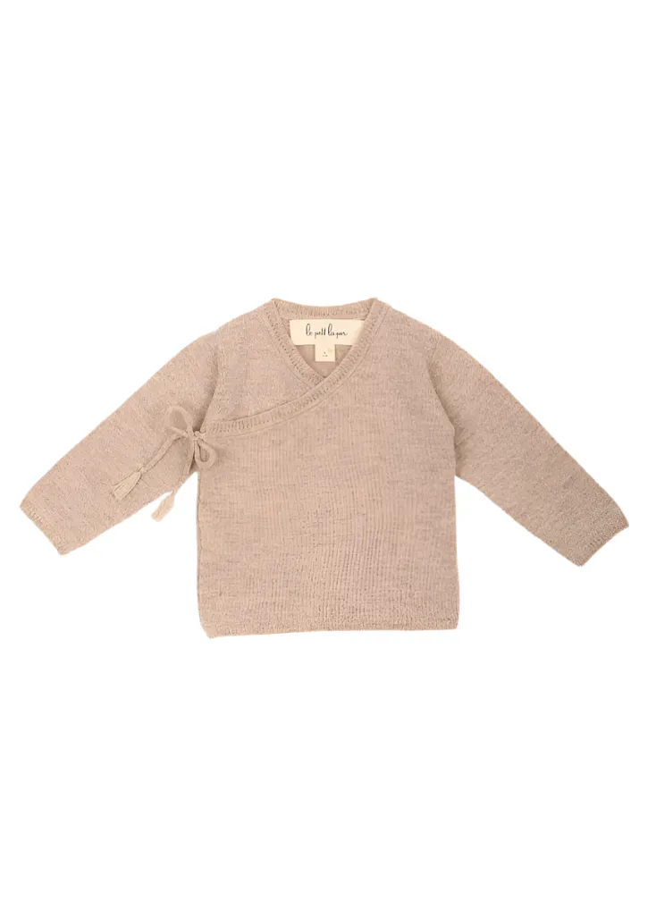 Cashmere Wrap Cardigan | Beige