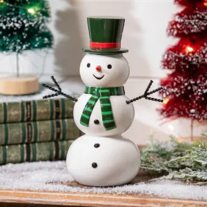 Ceramic Snowman Table Decor