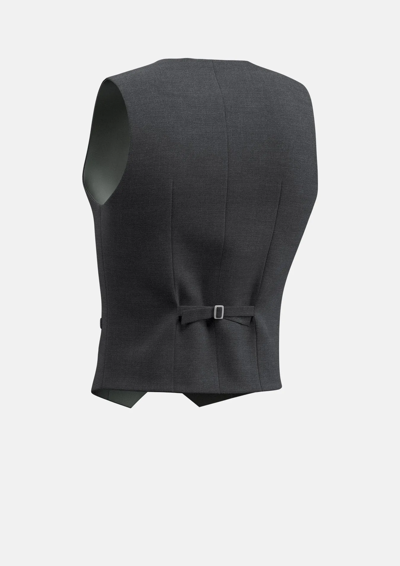 Charcoal Crosshatch Vest