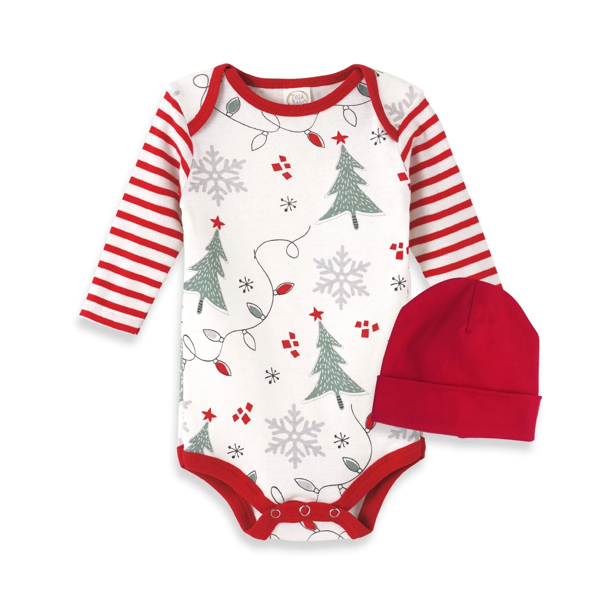 Christmas Bodysuit & Hat Set