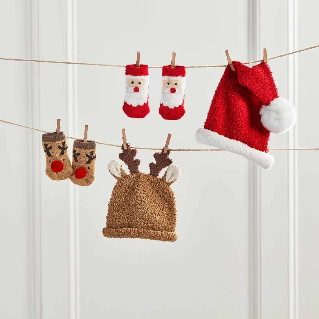 Christmas Hat & Sock Set