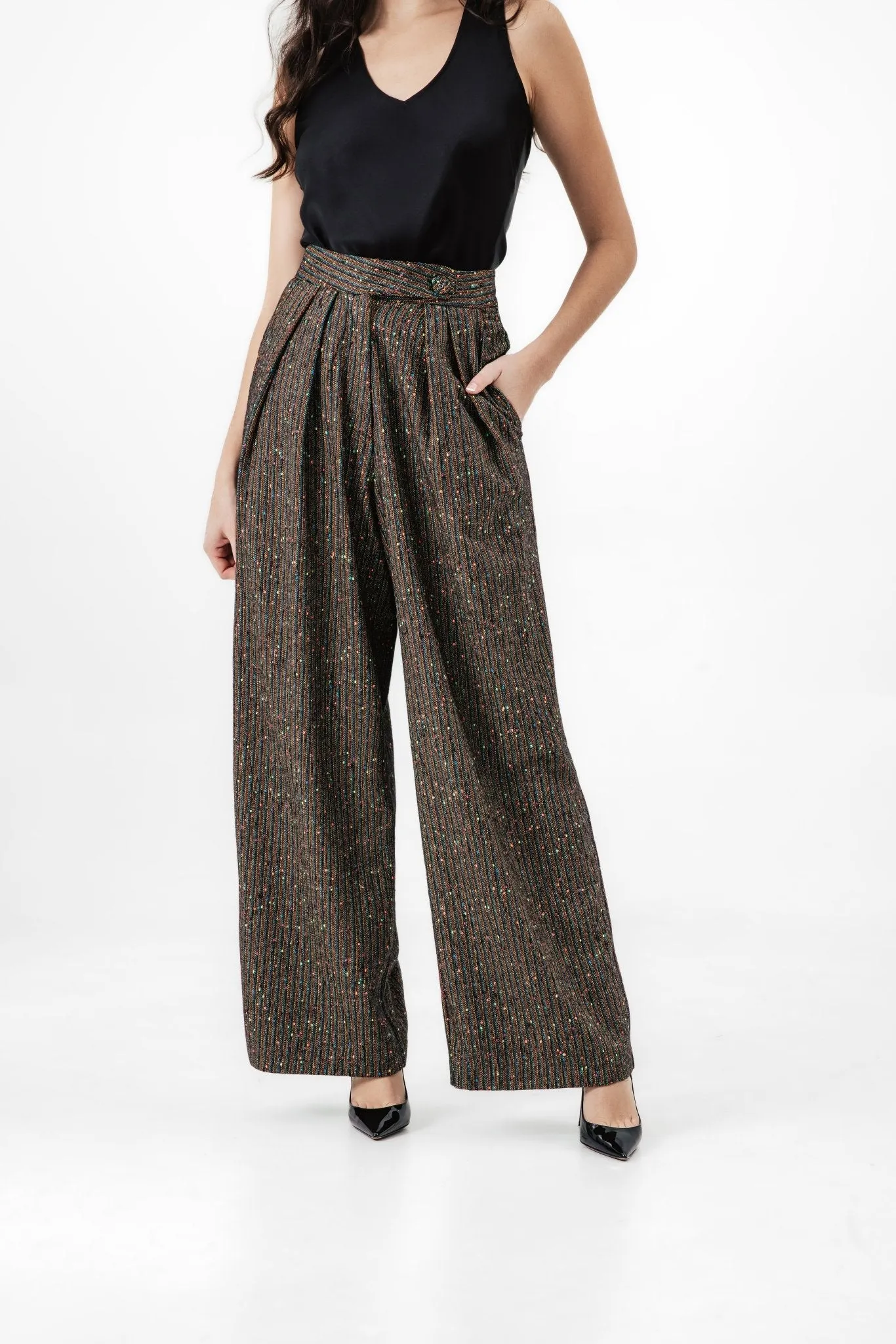 Confetti Tweed Gillian Trouser