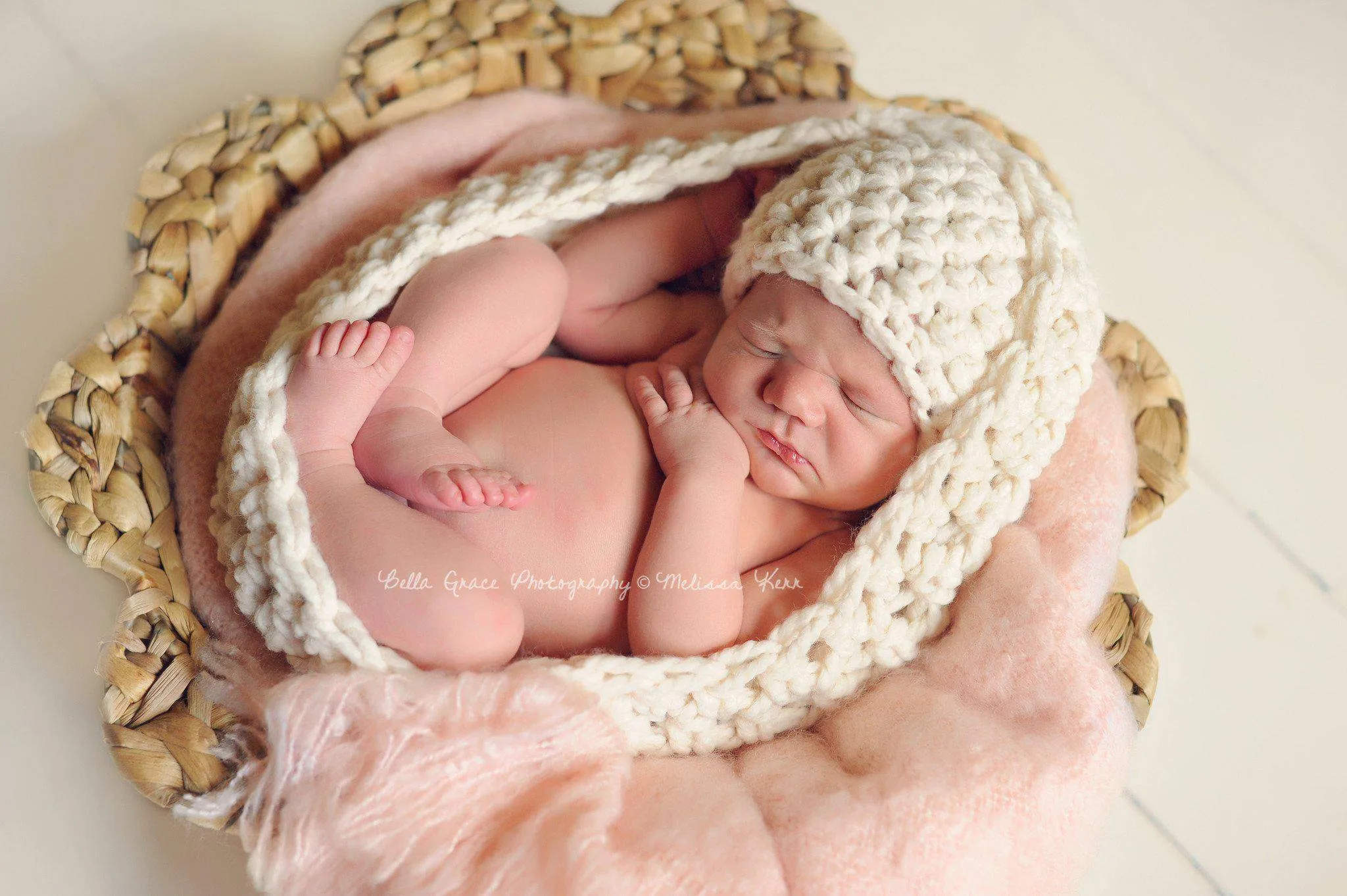 Cream Baby Bowl And Hat Set