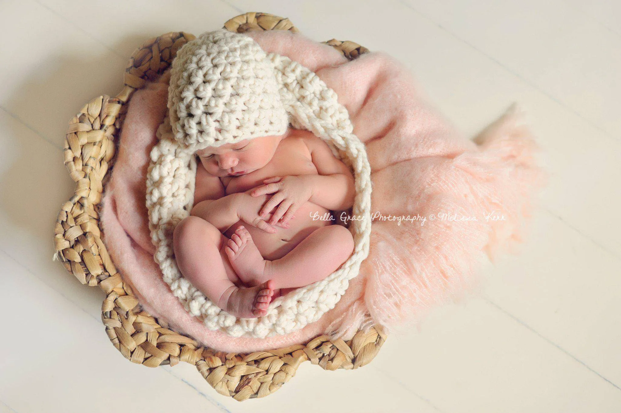 Cream Baby Bowl And Hat Set