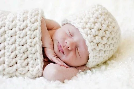 Cream Newborn Cocoon And Hat Set