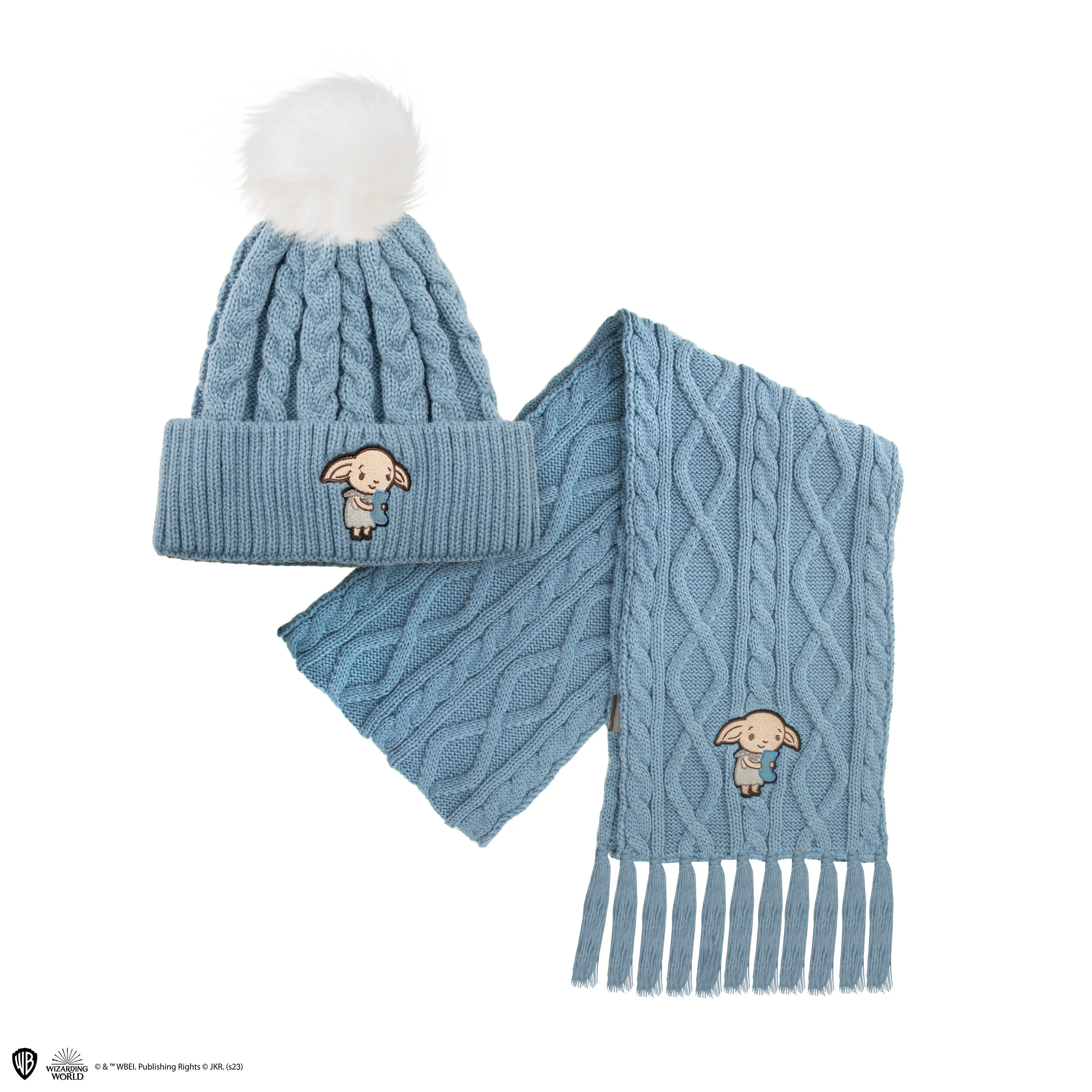 Dobby Beanie and Scarf Set