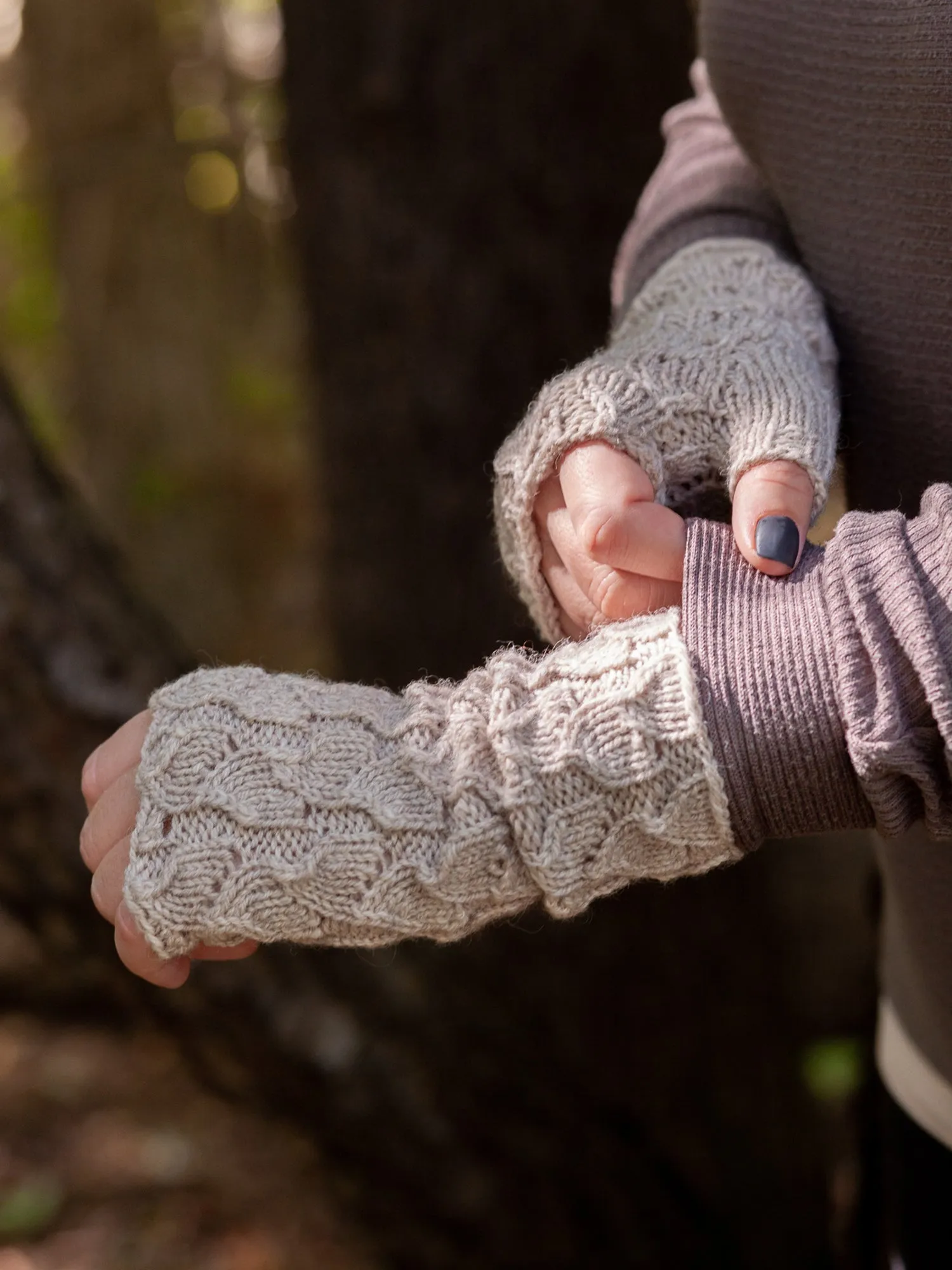 Fallberry Mitts, Hat, and Scarf <br/><small>knitting pattern</small>