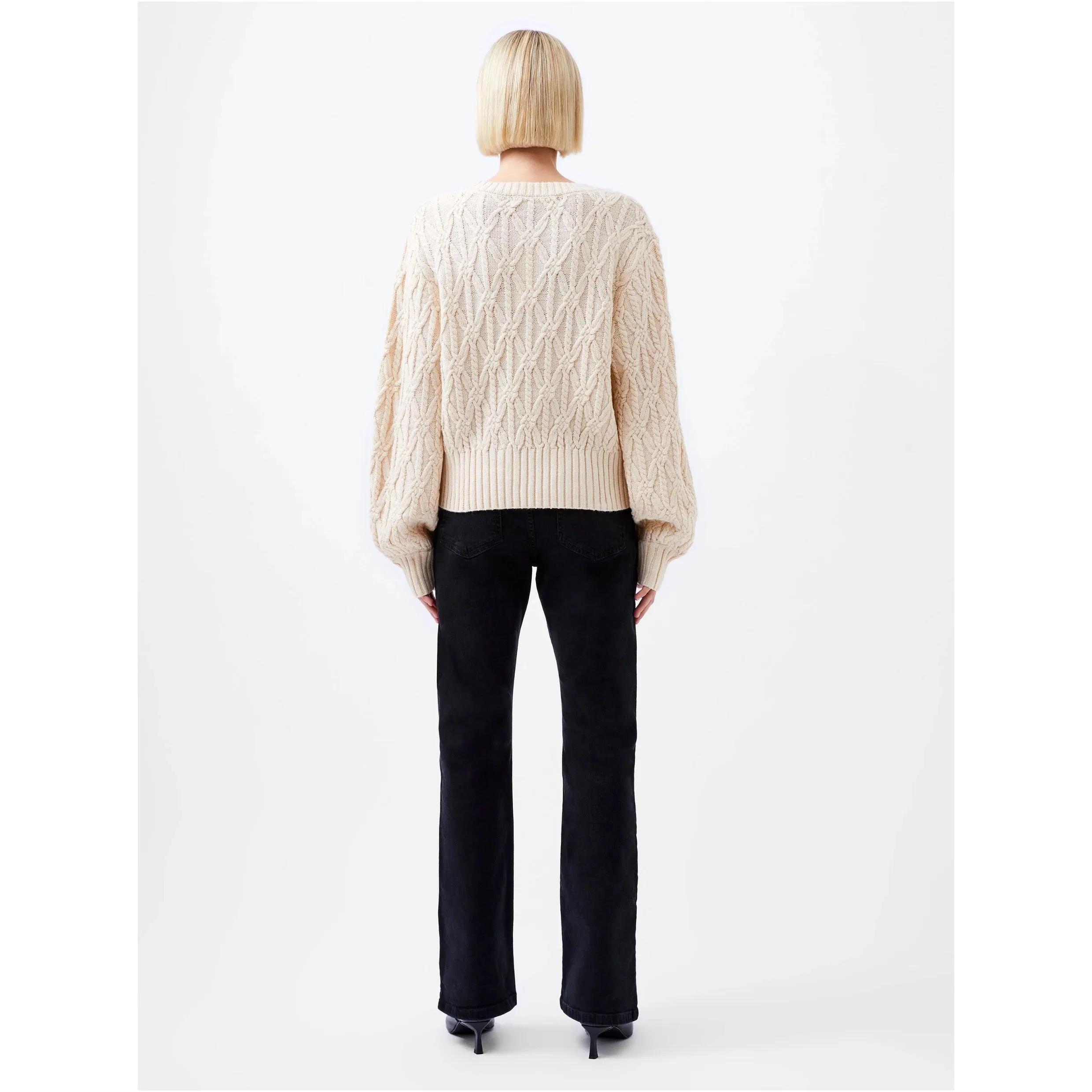 French Connection Layon Jini Jumper in Classic Cream 78XCE