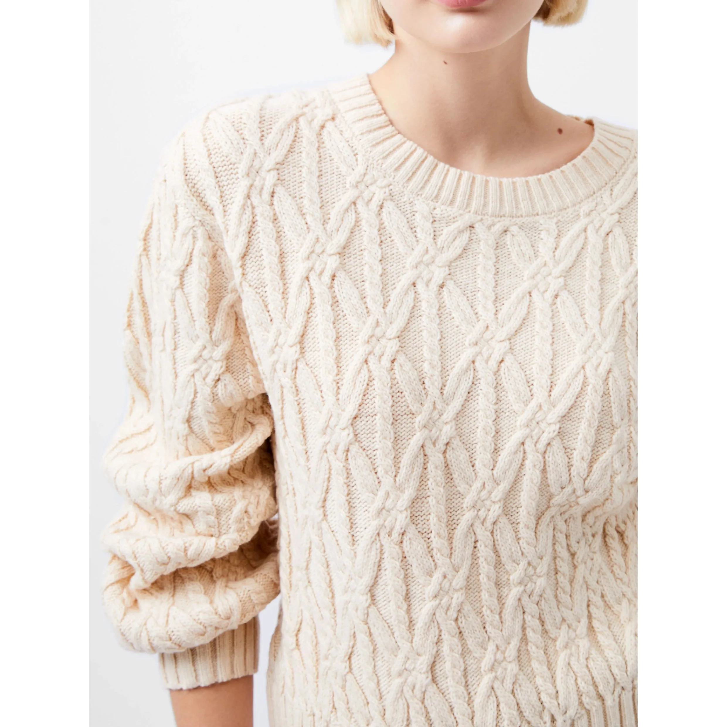 French Connection Layon Jini Jumper in Classic Cream 78XCE