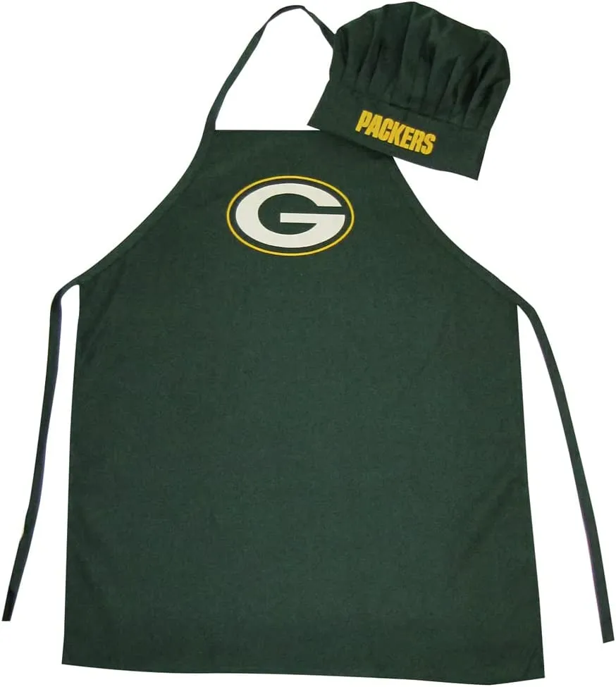 Green Bay Packers Chef Hat and Apron Set