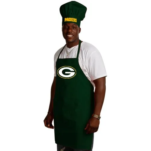 Green Bay Packers Chef Hat and Apron Set