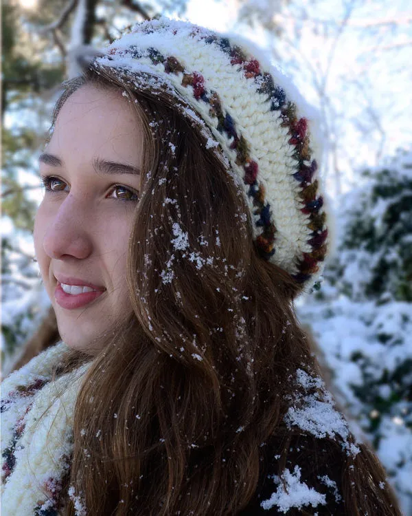 Jiffy Hat and Scarf Set Crochet Pattern