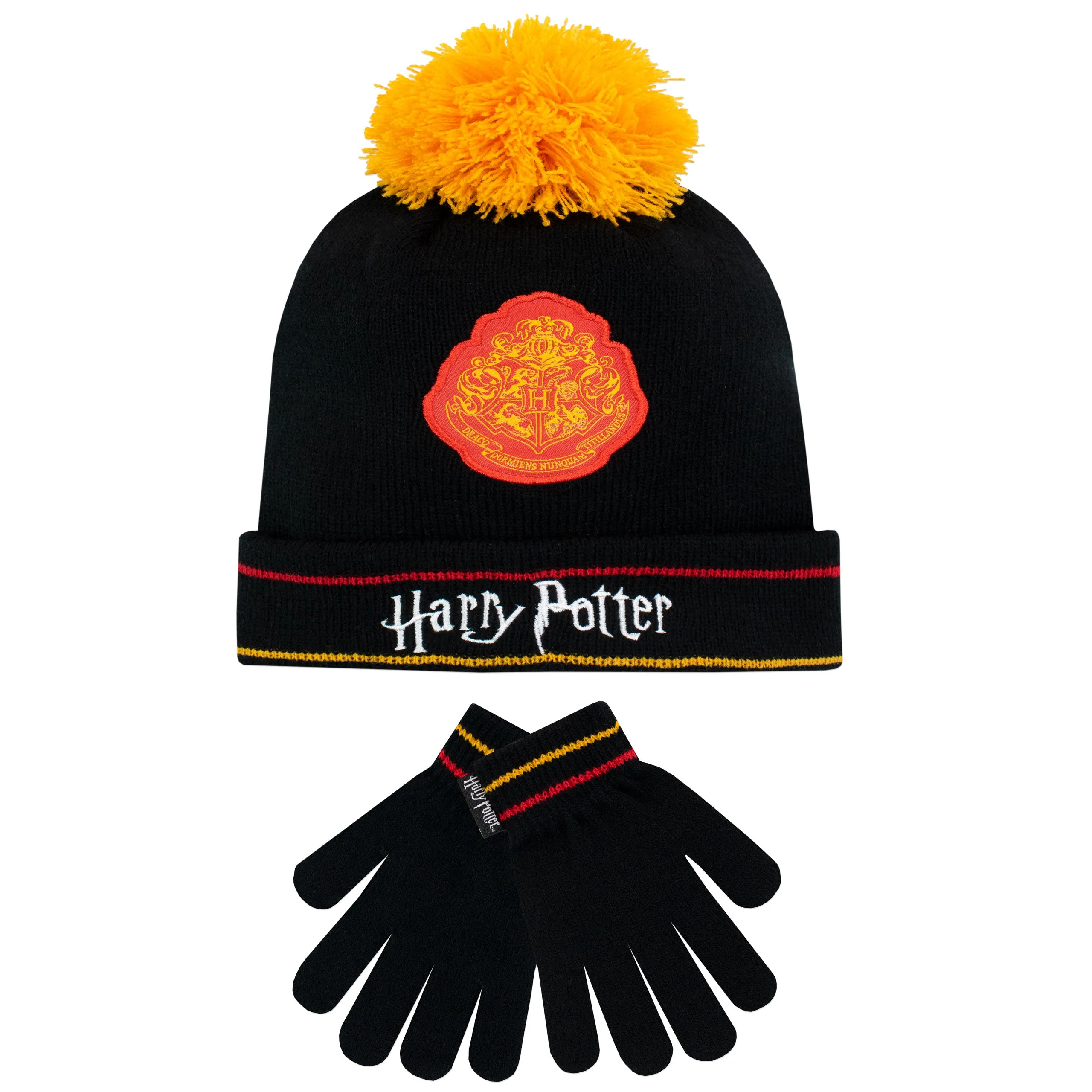 Kids Harry Potter Winter Hat and Gloves Set