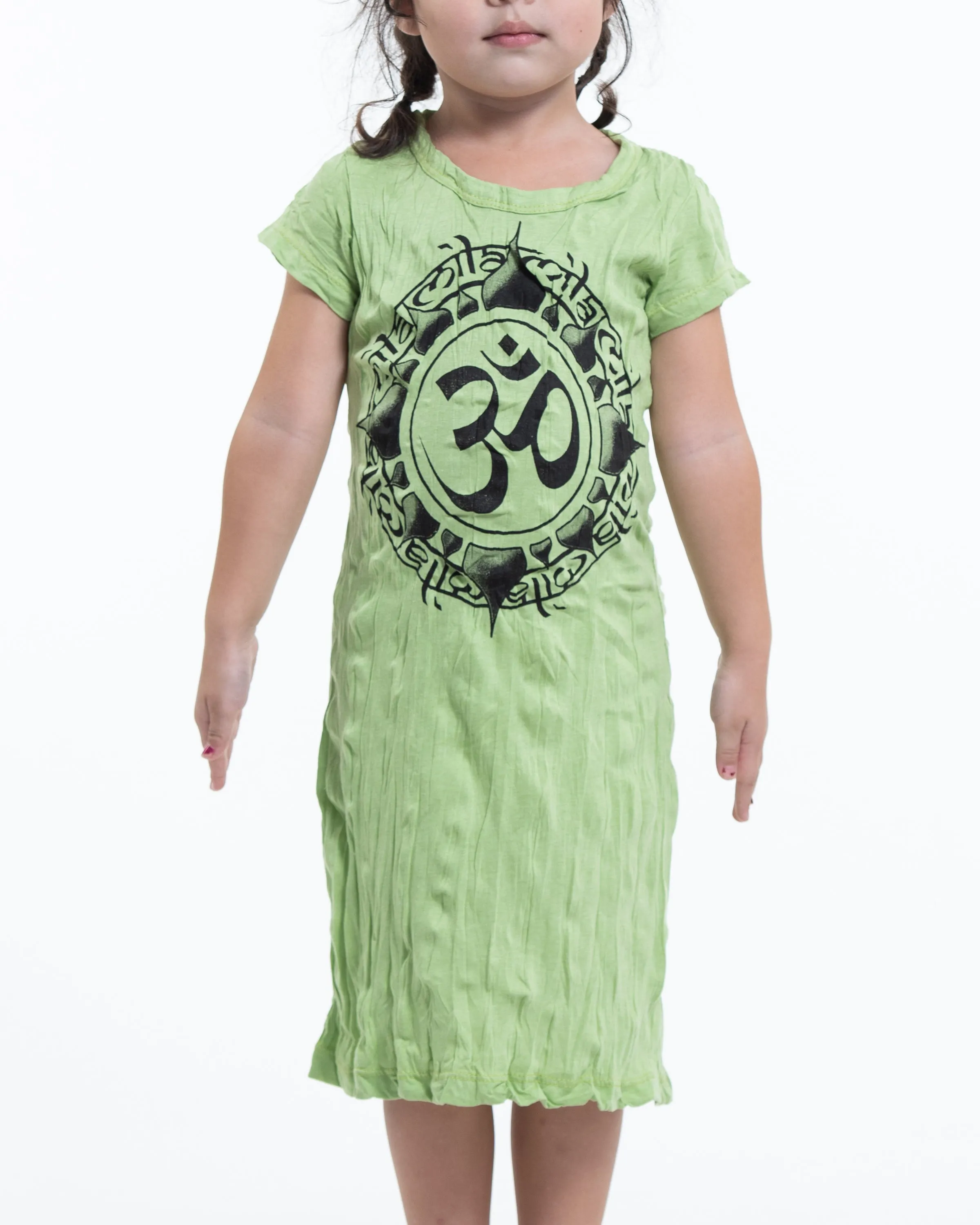 Kids Infinitee Om Dress in Lime