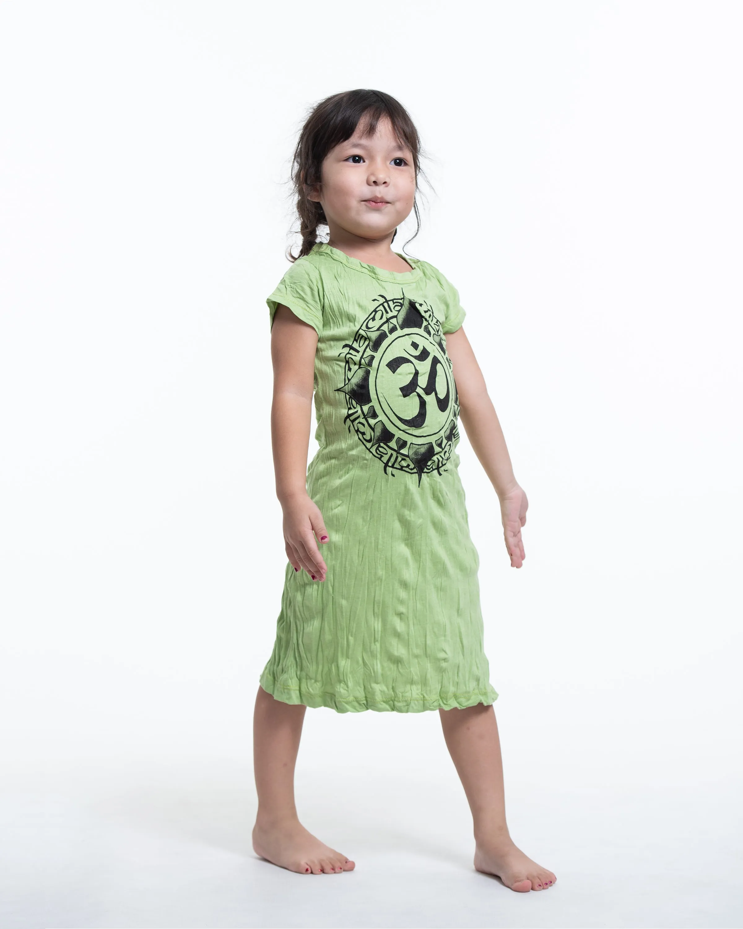 Kids Infinitee Om Dress in Lime