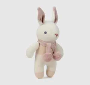 Knitted Baby Bunny Birthday Gift For Baby Newborn Toddler Soft Toy Bunny Cuddly Baby Shower Gift