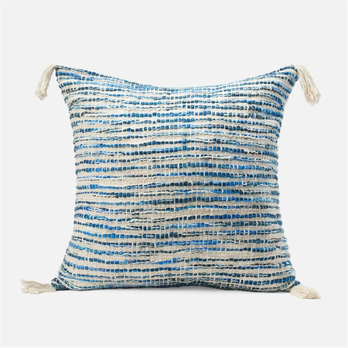 Made Goods Margalo Wool Blend Tassel Pillows, Set of 2