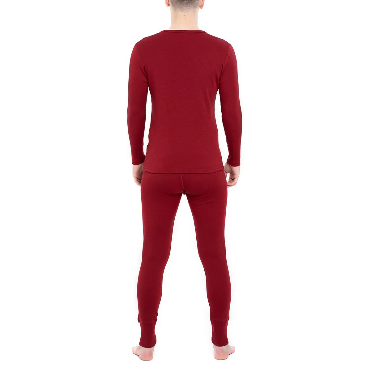 Men's 250 Long Sleeve & Bottom 2-Piece Royal Cherry