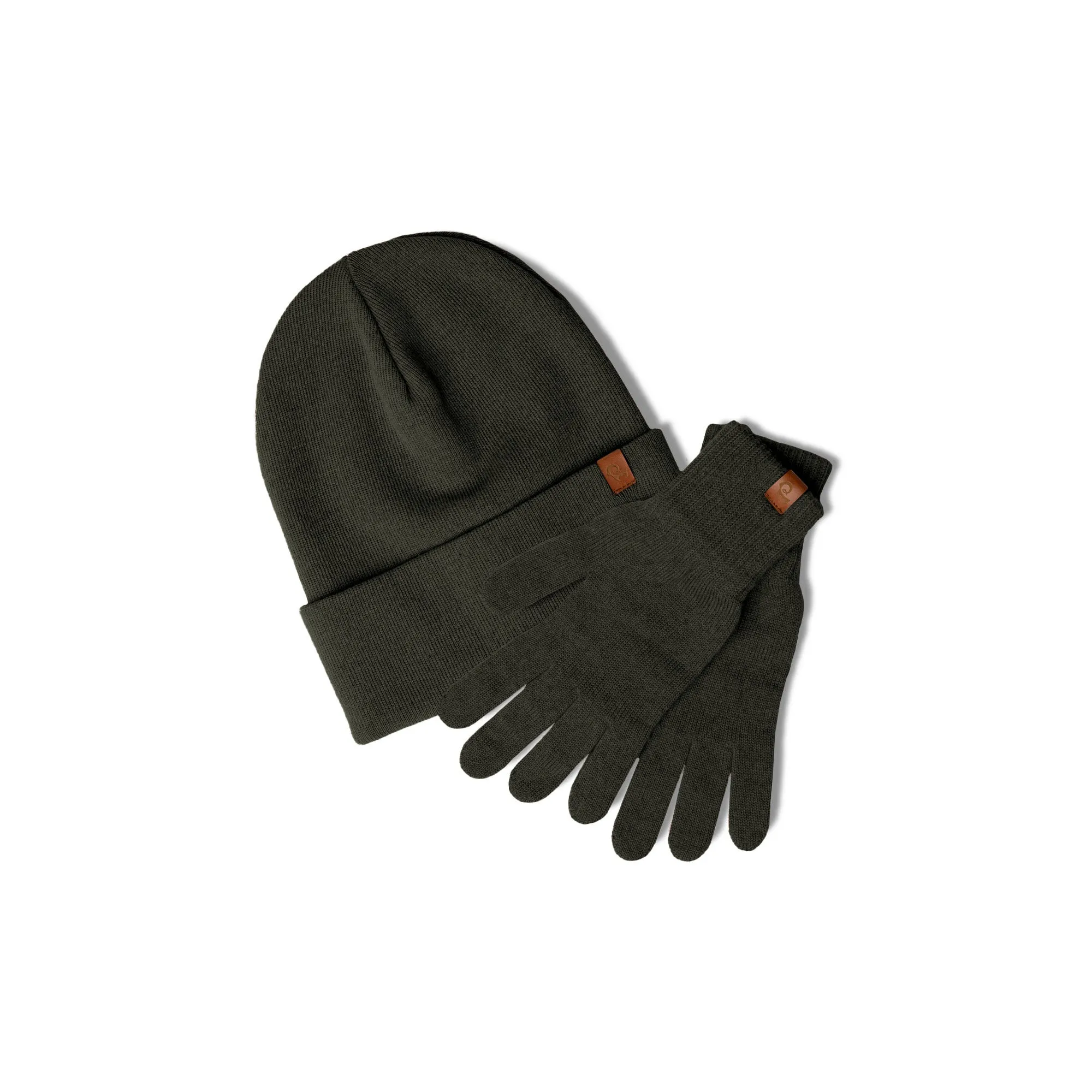 Men's Knit Beanie & Gloves 2-Piece