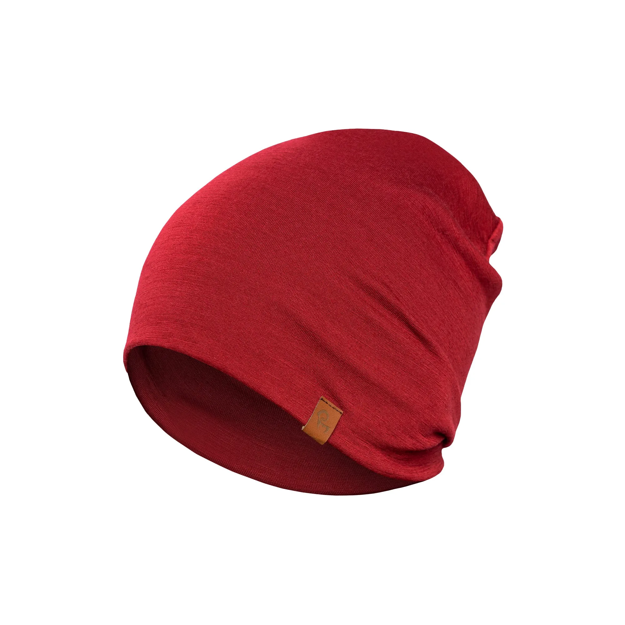 Men's Merino Beanie & Gaiter 2-Piece Royal Cherry