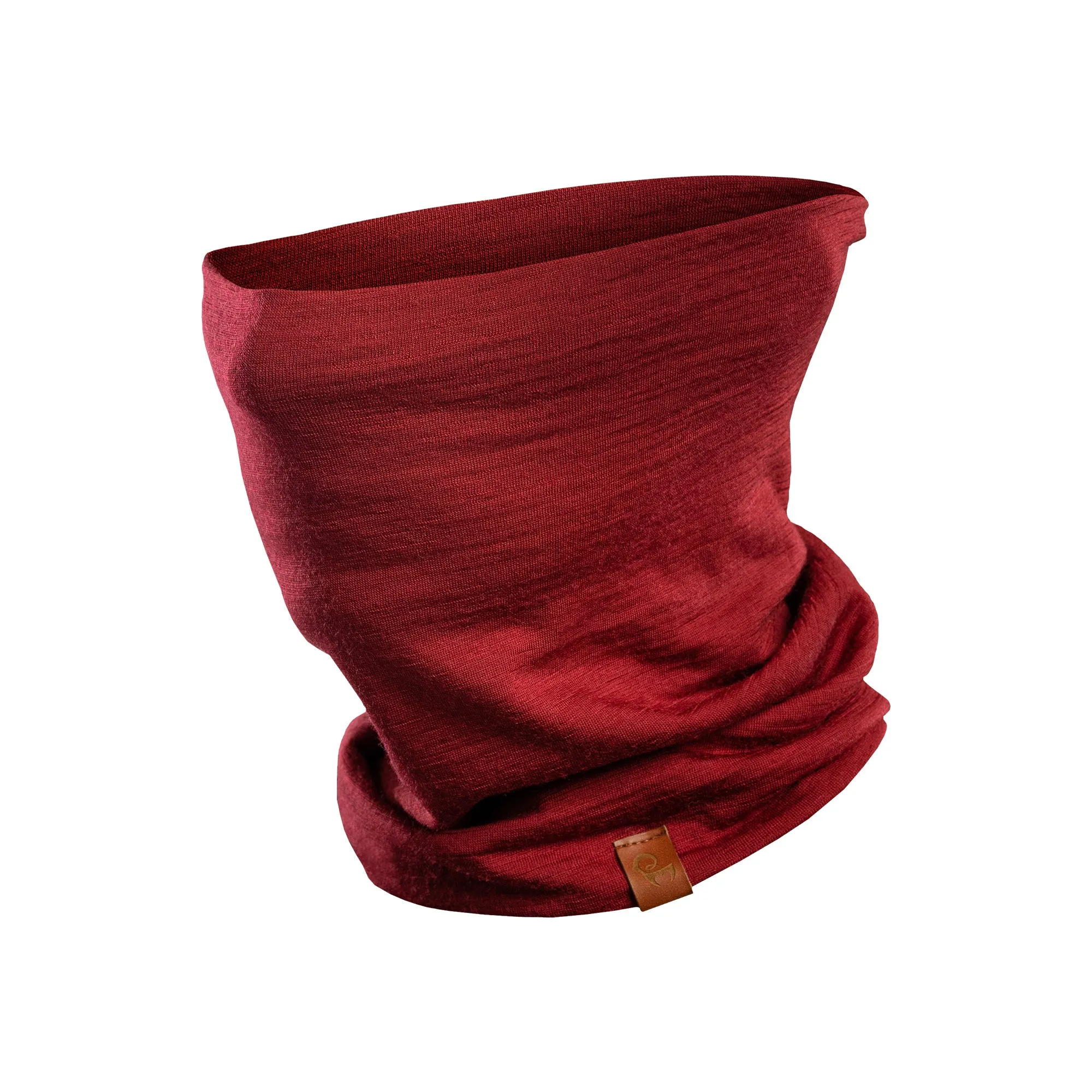 Men's Merino Beanie & Gaiter 2-Piece Royal Cherry