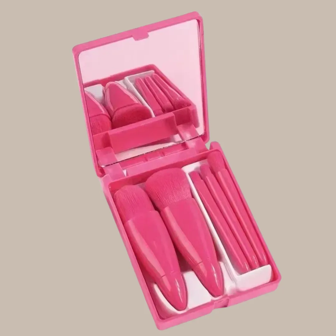 Mirror Box Makeup Brushes Set