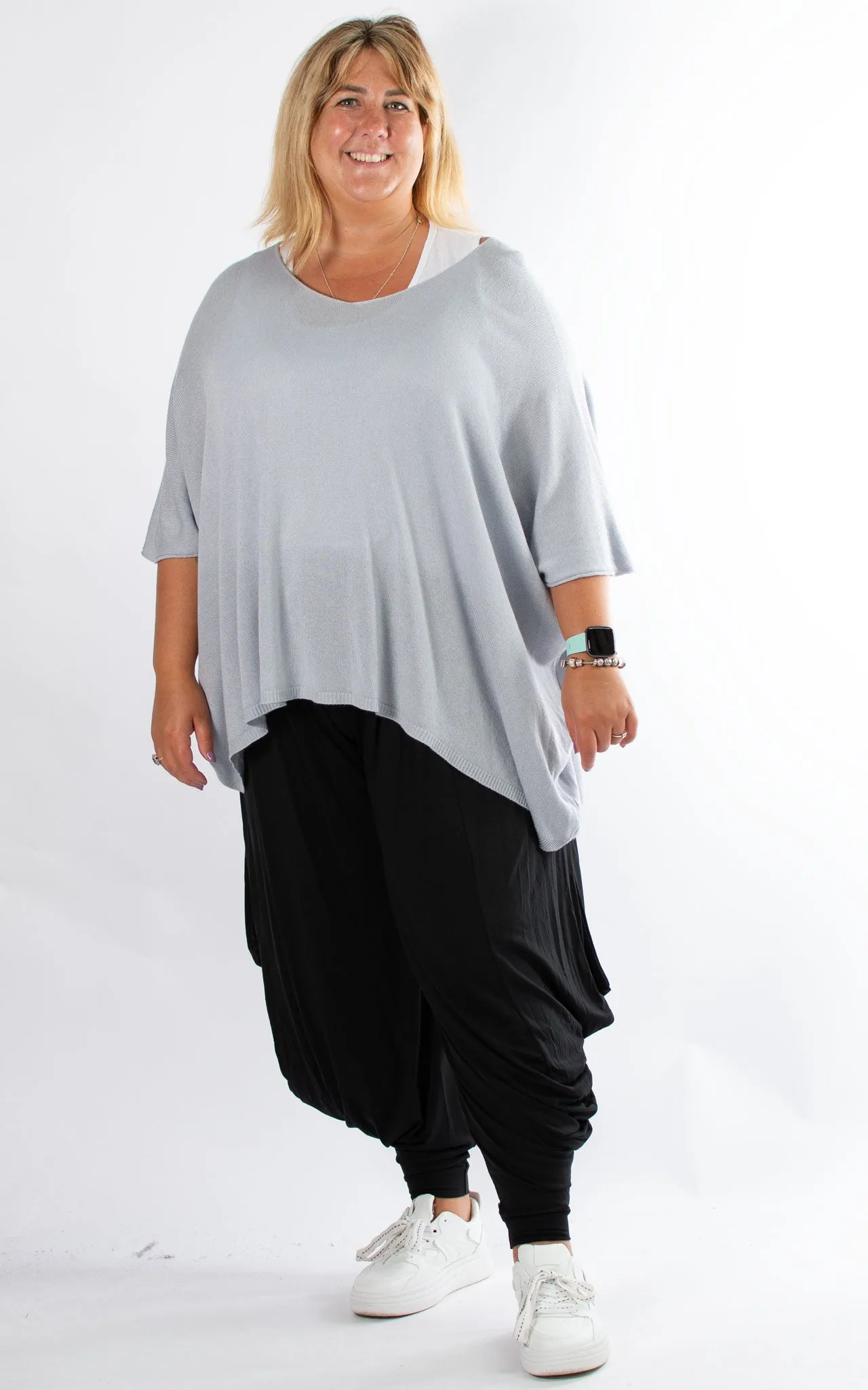 Monica Fine Knit | Grey